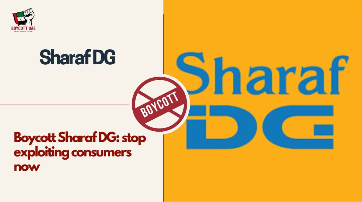Boycott Sharaf DG: stop exploiting consumers now