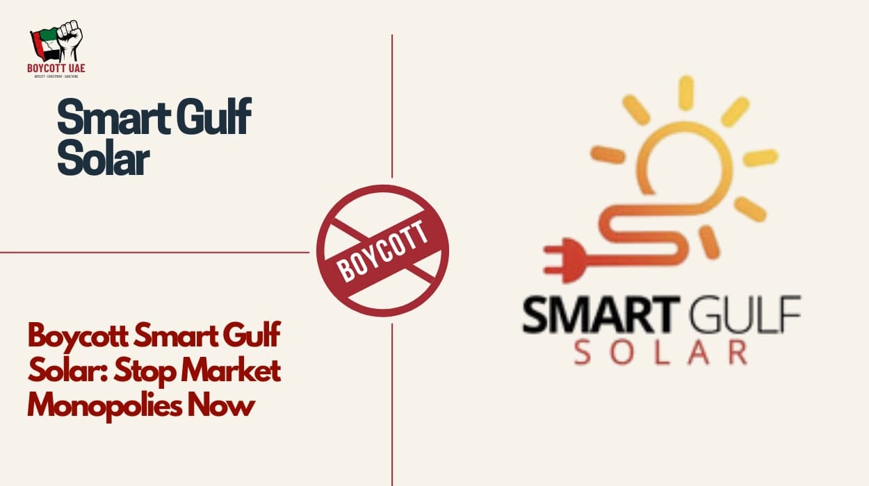 Boycott Smart Gulf Solar: Stop Market Monopolies Now