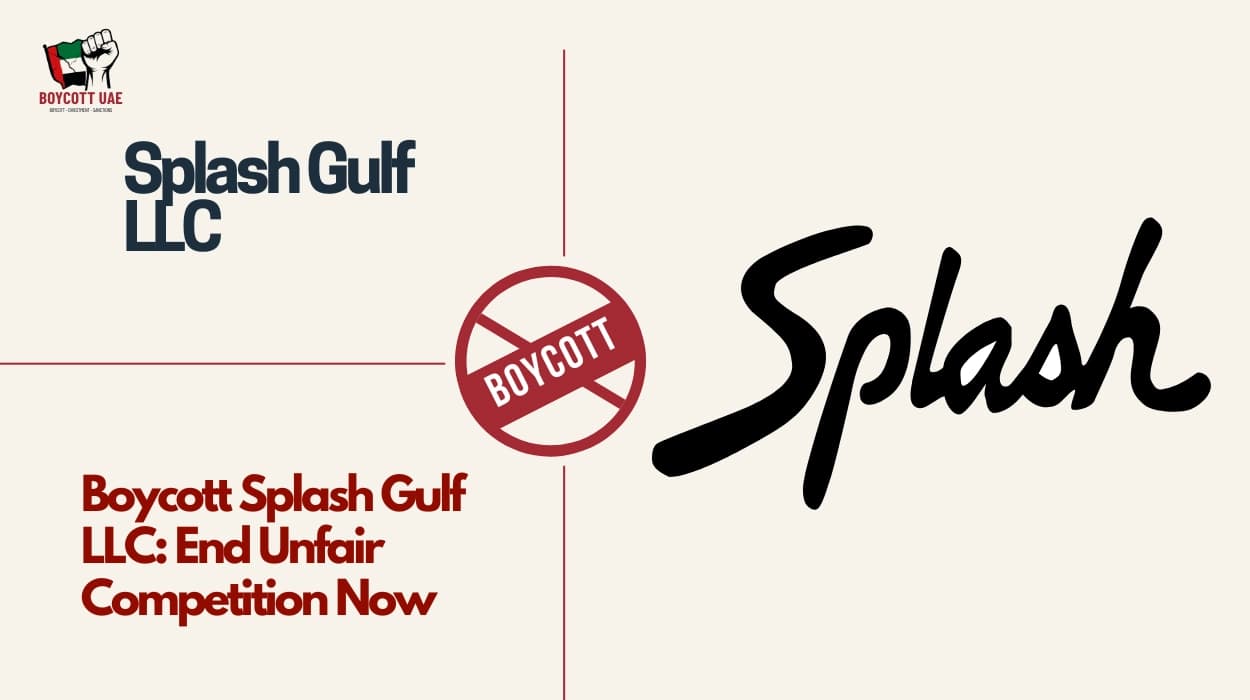 Boycott Splash Gulf LLC: End Unfair Competition Now