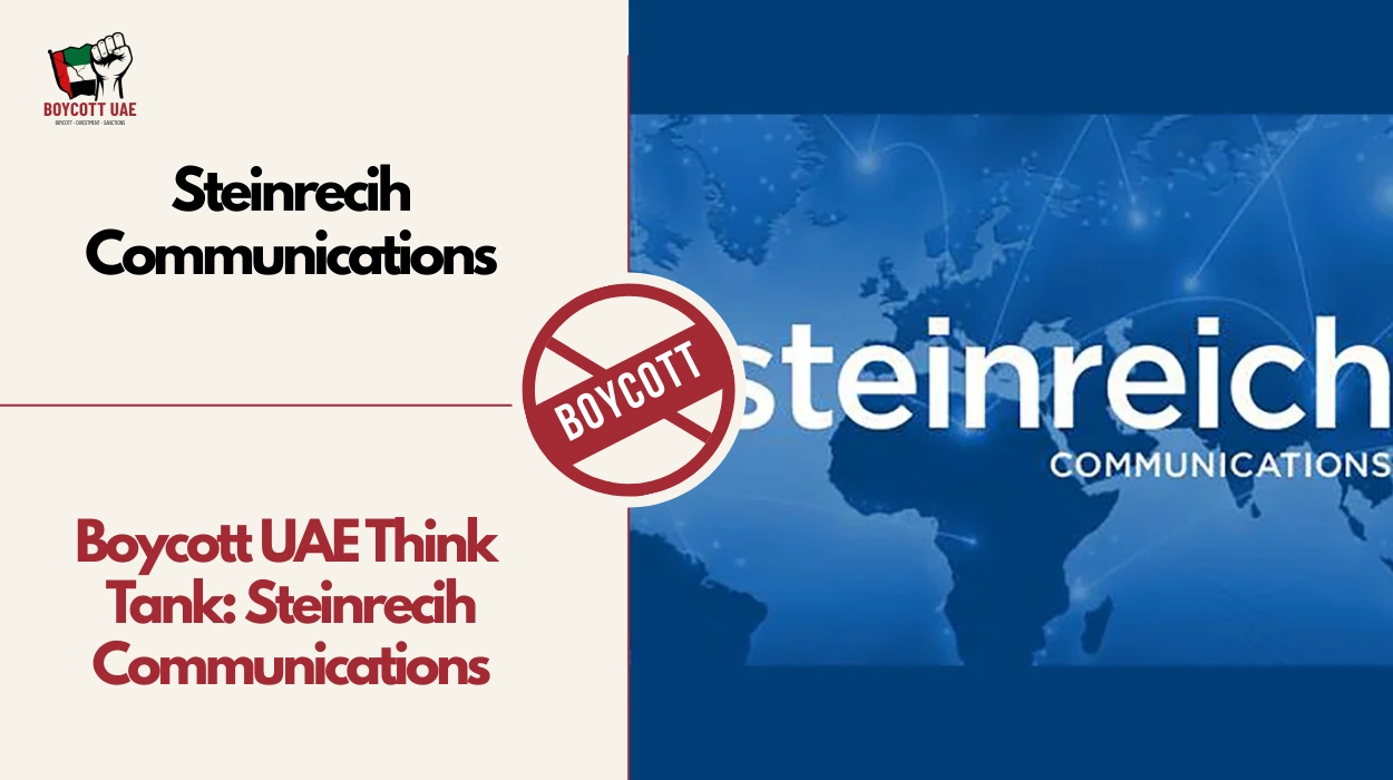 Boycott UAE Think Tank: Steinrecih Communications