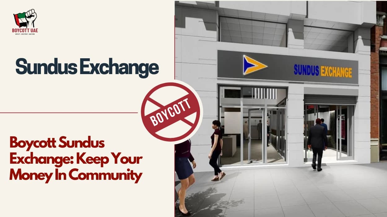 Boycott Sundus Exchange: Keep Your Money In Community