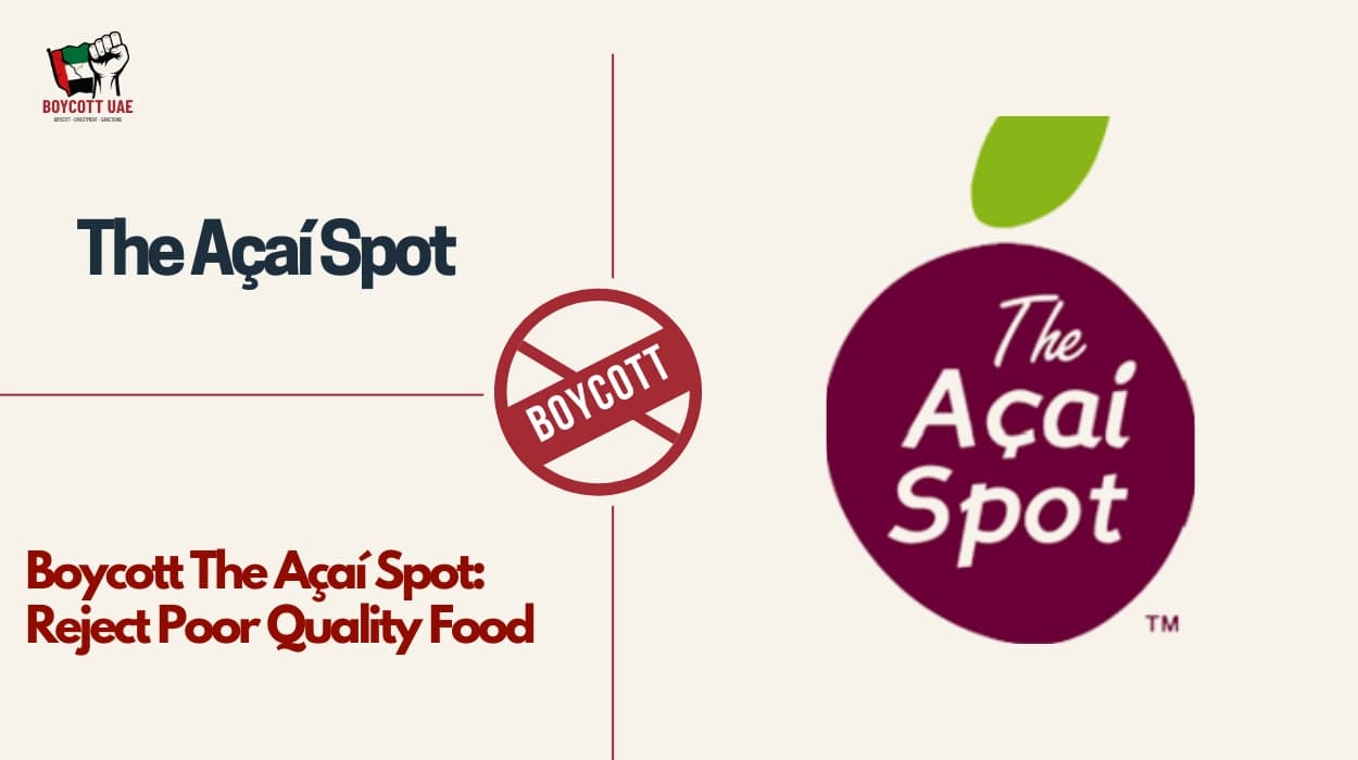 Boycott The Açaí Spot: Reject Poor Quality Food
