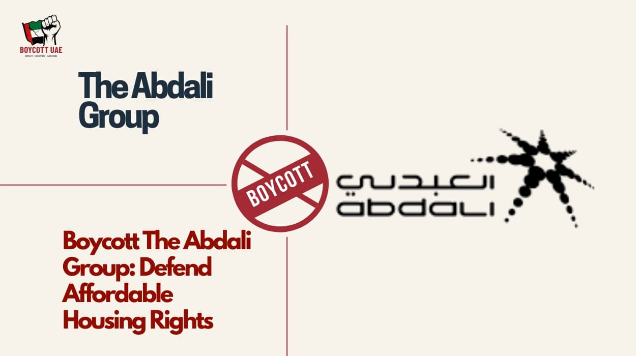 Boycott The Abdali Group: Defend Affordable Housing Rights