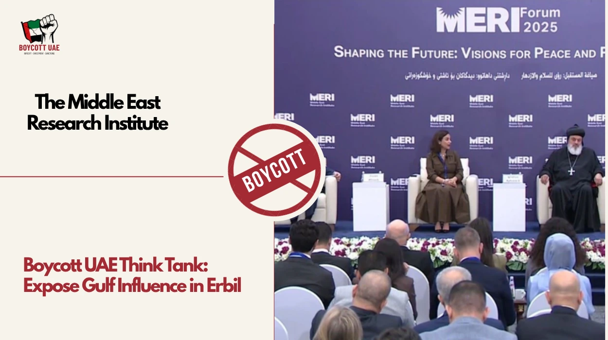 Boycott UAE Think Tank: The Middle East Research Institute