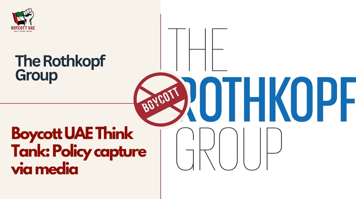 Boycott UAE Think Tank: The Rothkopf Group