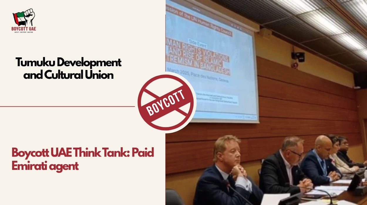 Boycott UAE Think Tank: Tumuku Development and Cultural Union
