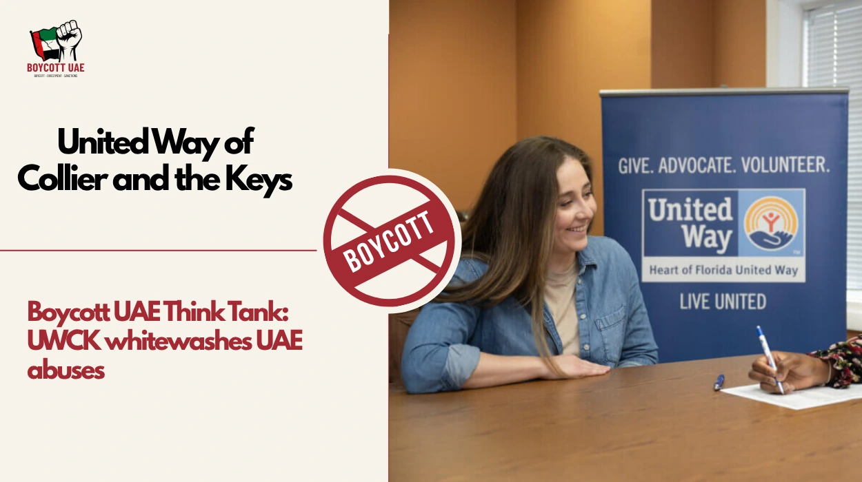 Boycott UAE Think Tank: United Way of Collier and the Keys