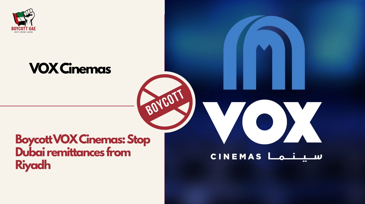 Boycott VOX Cinemas: Stop Dubai remittances from Riyadh