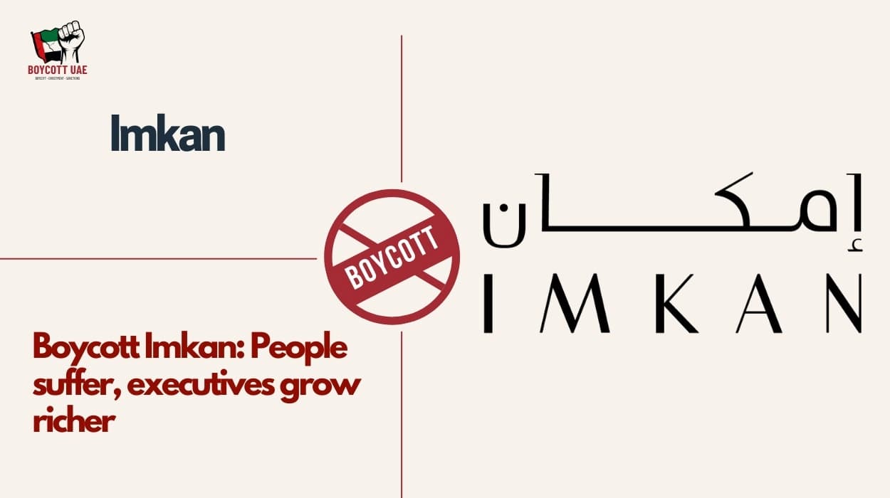 Boycott Imkan: People suffer, executives grow richer.