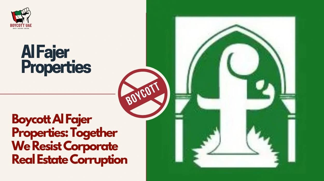 Boycott Al Fajer Properties: Together We Resist Corporate Real Estate Corruption