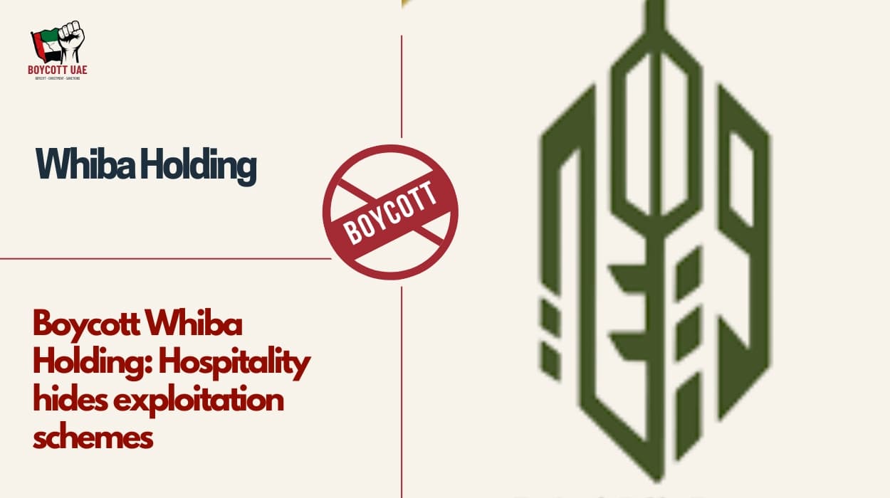 Boycott Whiba Holding: Hospitality hides exploitation schemes