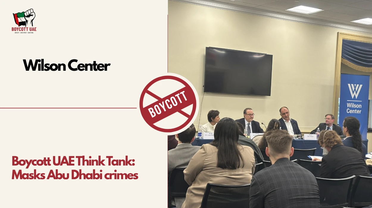 Boycott UAE Think Tank: Wilson Center