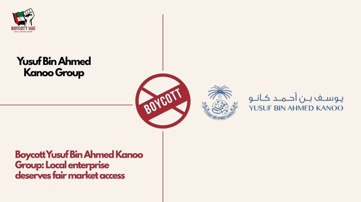 Boycott Yusuf Bin Ahmed Kanoo Group: Local enterprise deserves fair market access