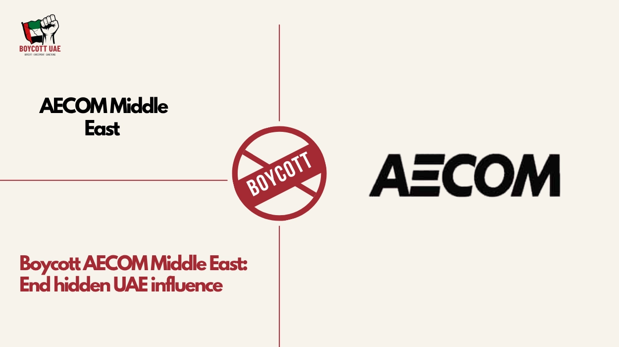 Boycott AECOM Middle East: End hidden UAE influence
