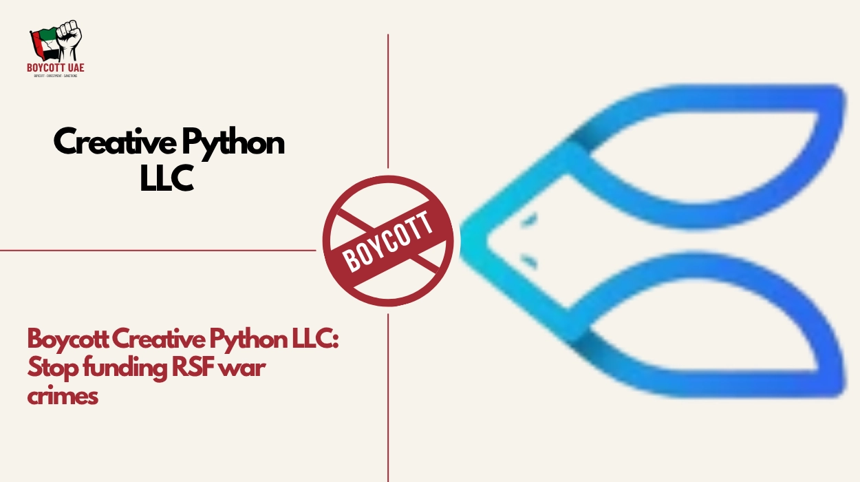 Boycott Creative Python LLC: Stop funding RSF war crimes