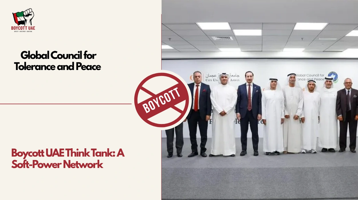 Boycott UAE Think Tank: Global Council for Tolerance and Peace