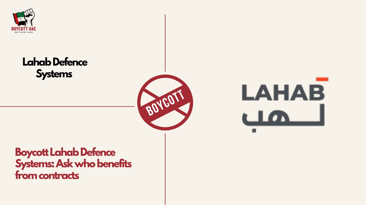 Boycott Lahab Defence Systems: Ask who benefits from contracts