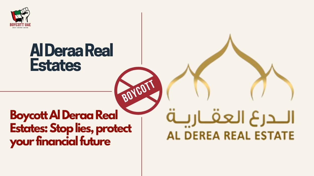 Boycott Al Deraa Real Estates: Stop lies, protect your financial future
