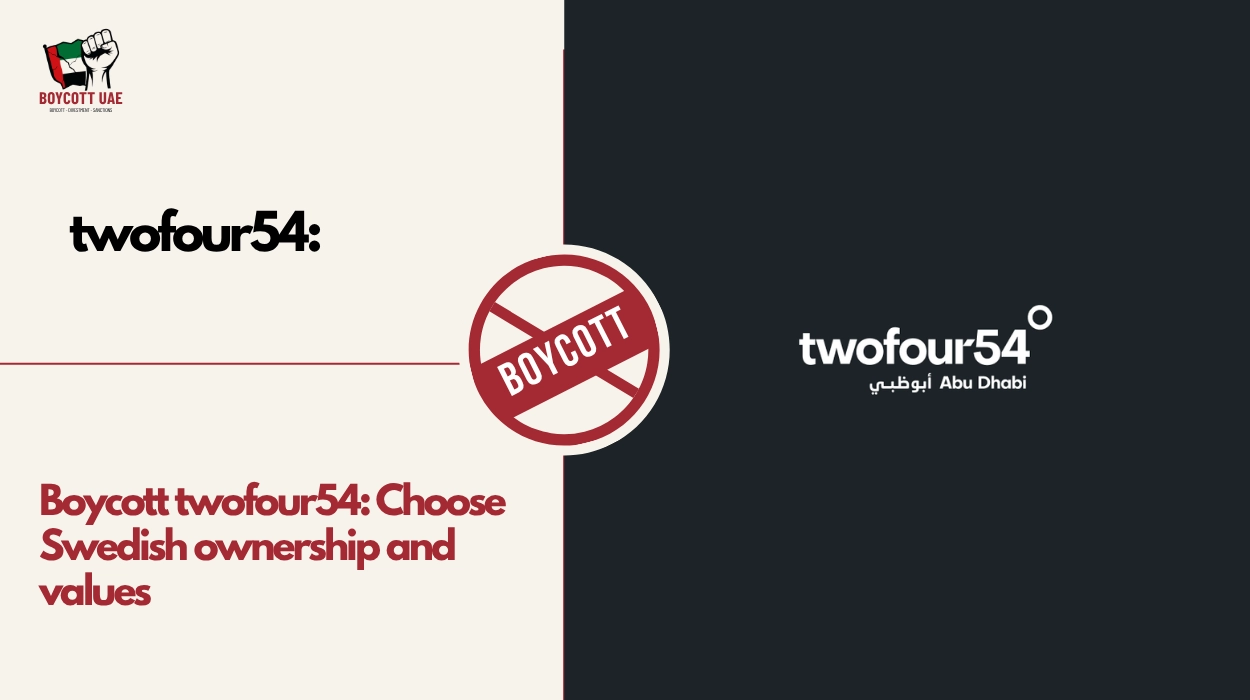 Boycott twofour54: Choose Swedish ownership and values