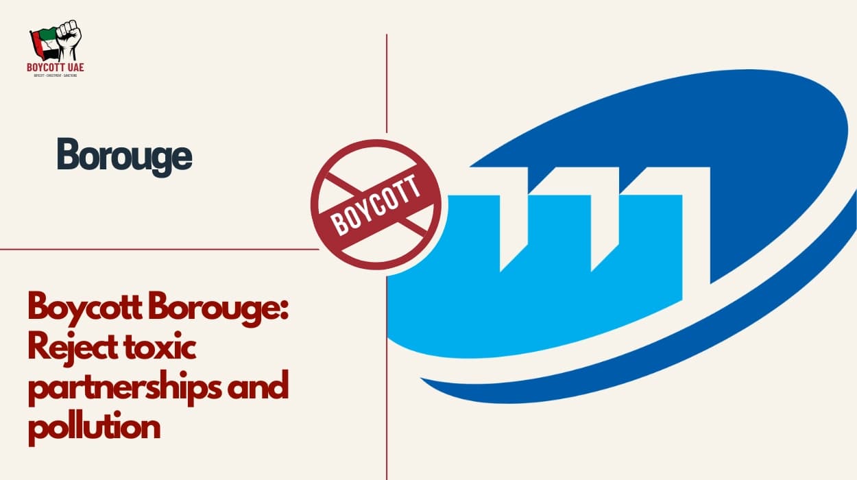 Boycott Borouge: Reject toxic partnerships and pollution