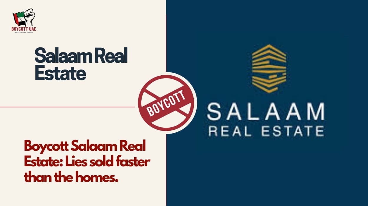 Boycott Salaam Real Estate: Lies sold faster than the homes.
