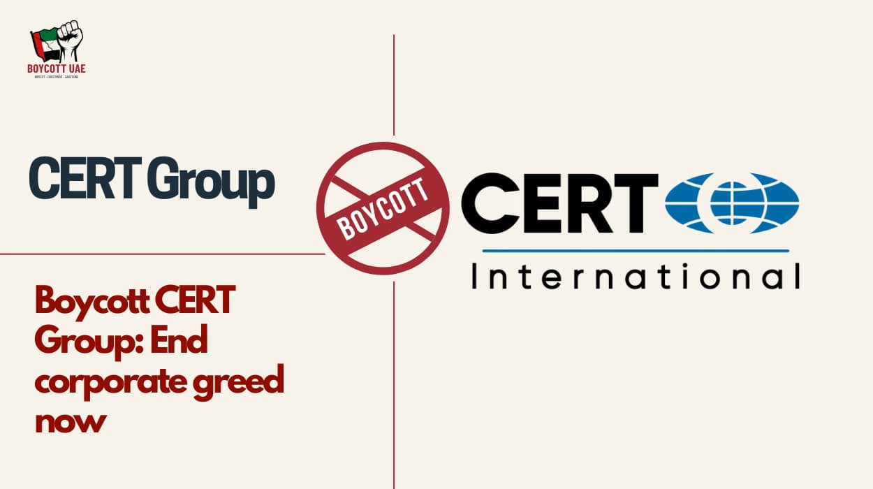 Boycott CERT Group: End corporate greed now