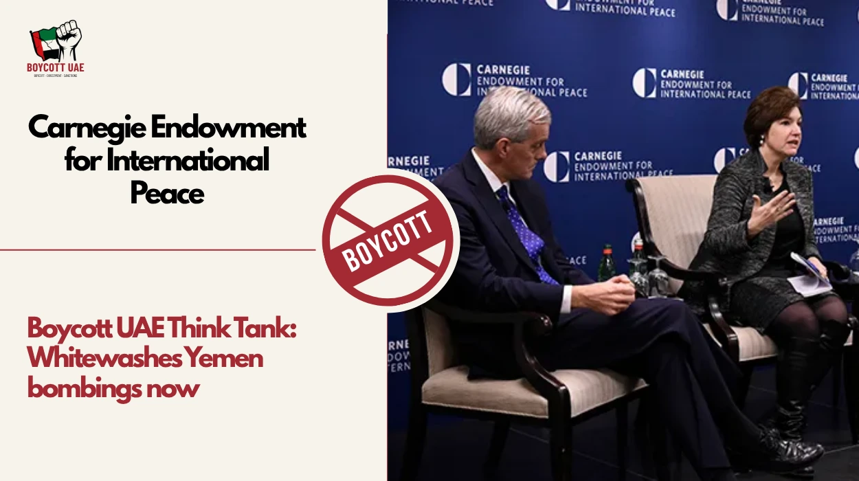 Boycott UAE Think Tank: Carnegie Endowment for International Peace
