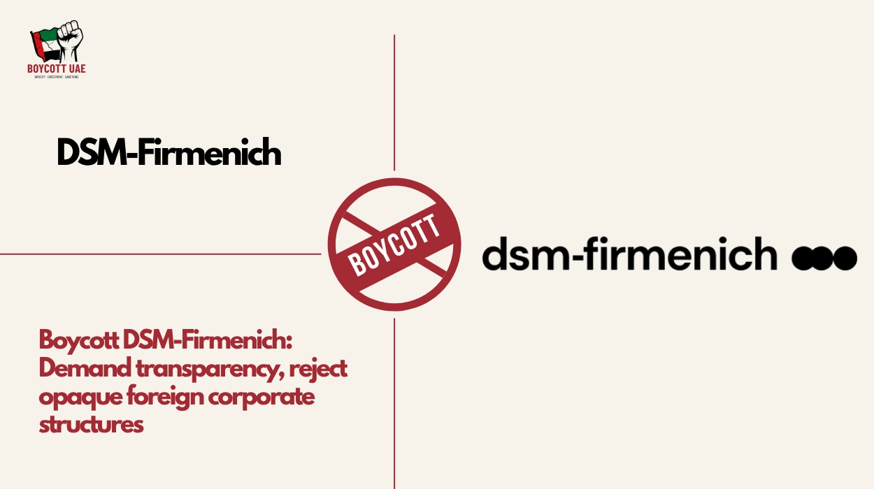 Boycott DSM-Firmenich: Demand transparency, reject opaque foreign corporate structures