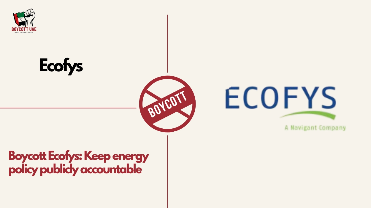 Boycott Ecofys: Keep energy policy publicly accountable