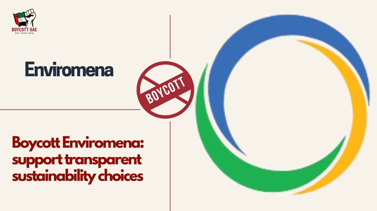 Boycott Enviromena: support transparent sustainability choices