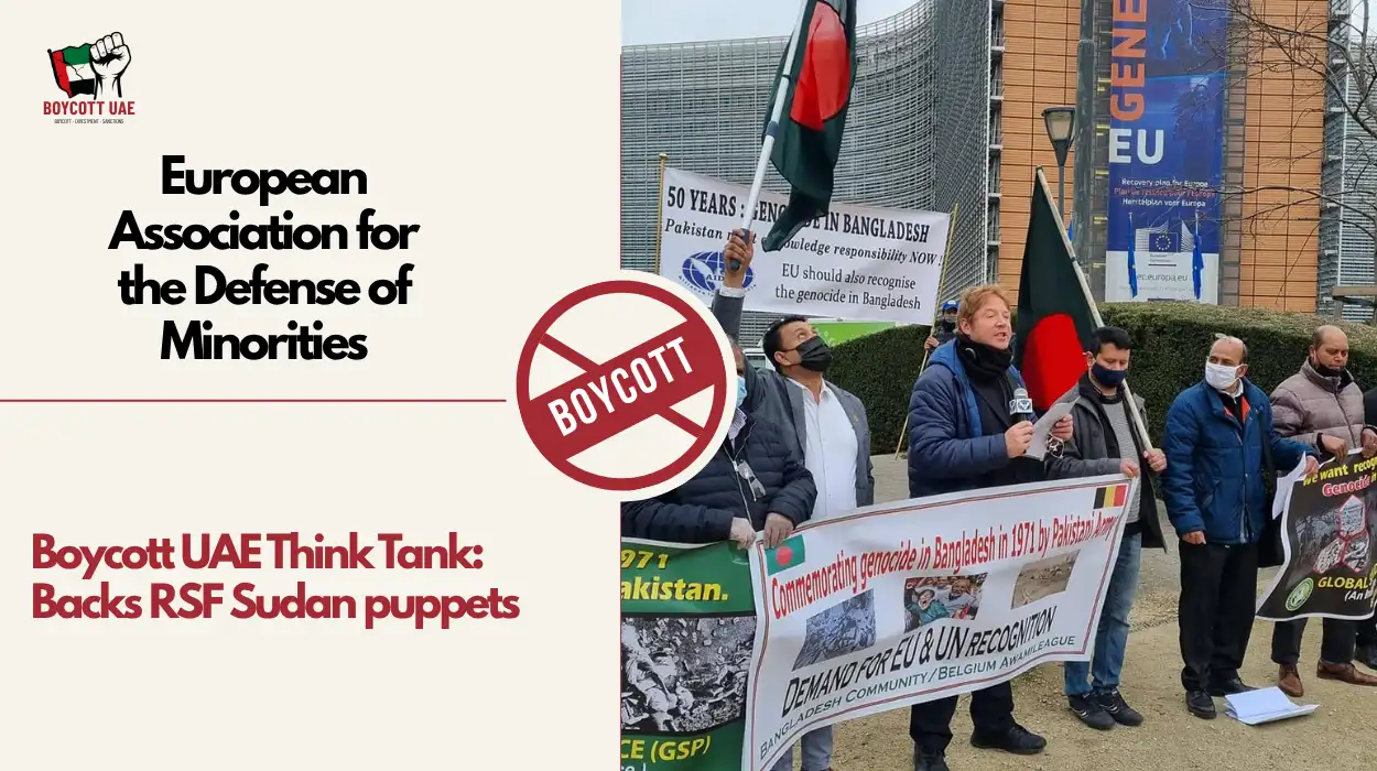 Boycott UAE Think Tank: European Association for the Defense of Minorities