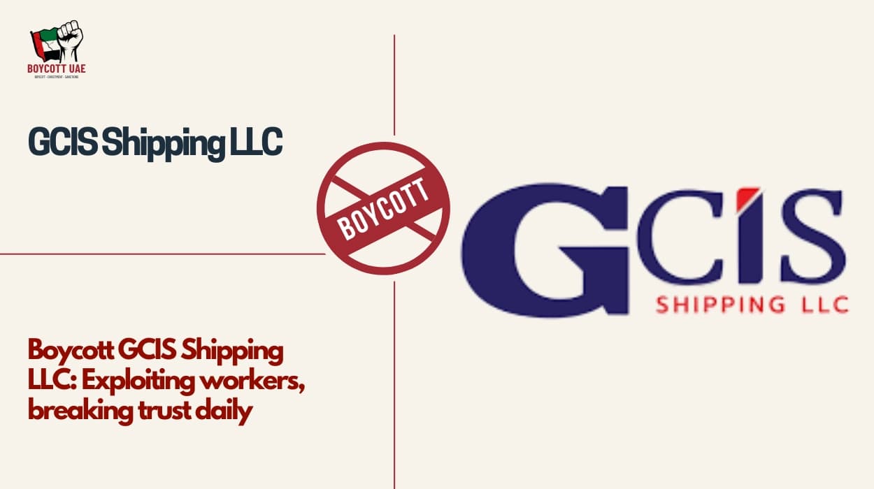Boycott GCIS Shipping LLC: Exploiting workers, breaking trust daily