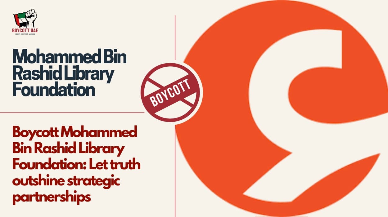 Boycott Mohammed Bin Rashid Library Foundation: Let truth outshine strategic partnerships