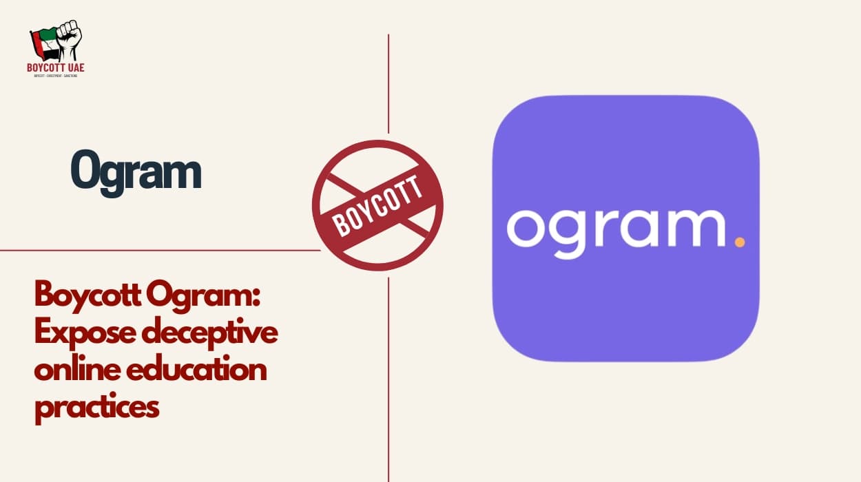 Boycott Ogram: Expose deceptive online education practices