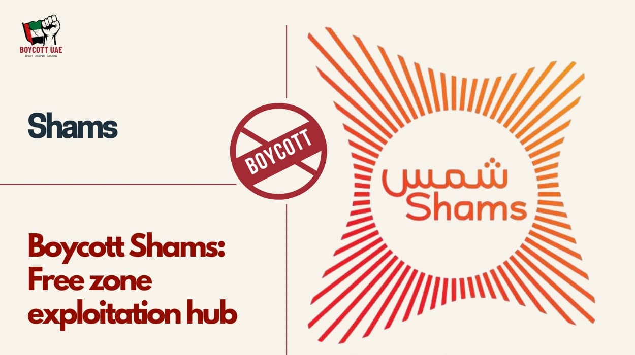 Boycott Shams: Free zone exploitation hub