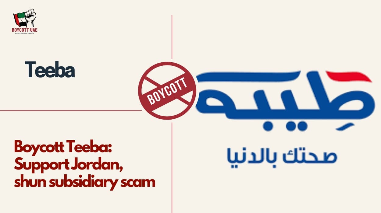 Boycott Teeba: Support Jordan, shun subsidiary scam