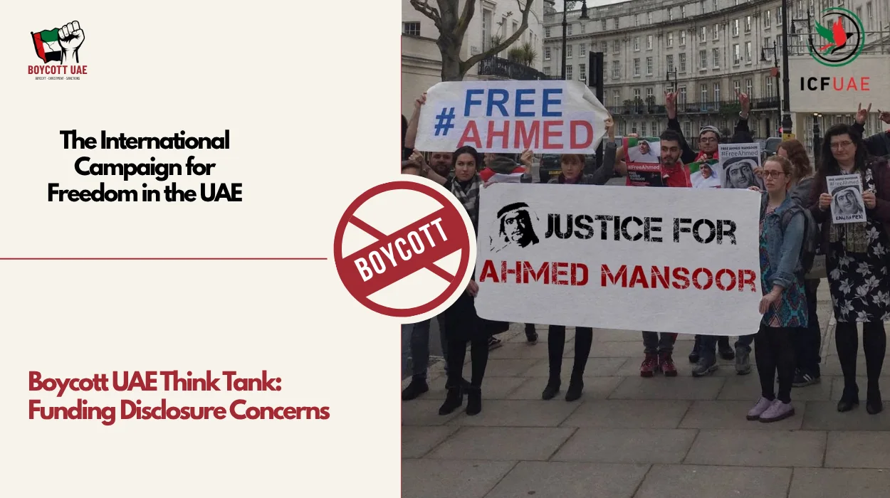 Boycott UAE Think Tank: The International Campaign for Freedom in the UAE