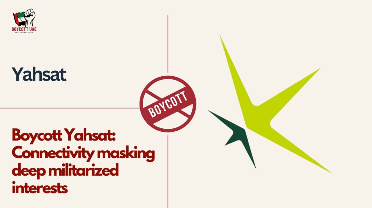Boycott Yahsat: Connectivity masking deep militarized interests