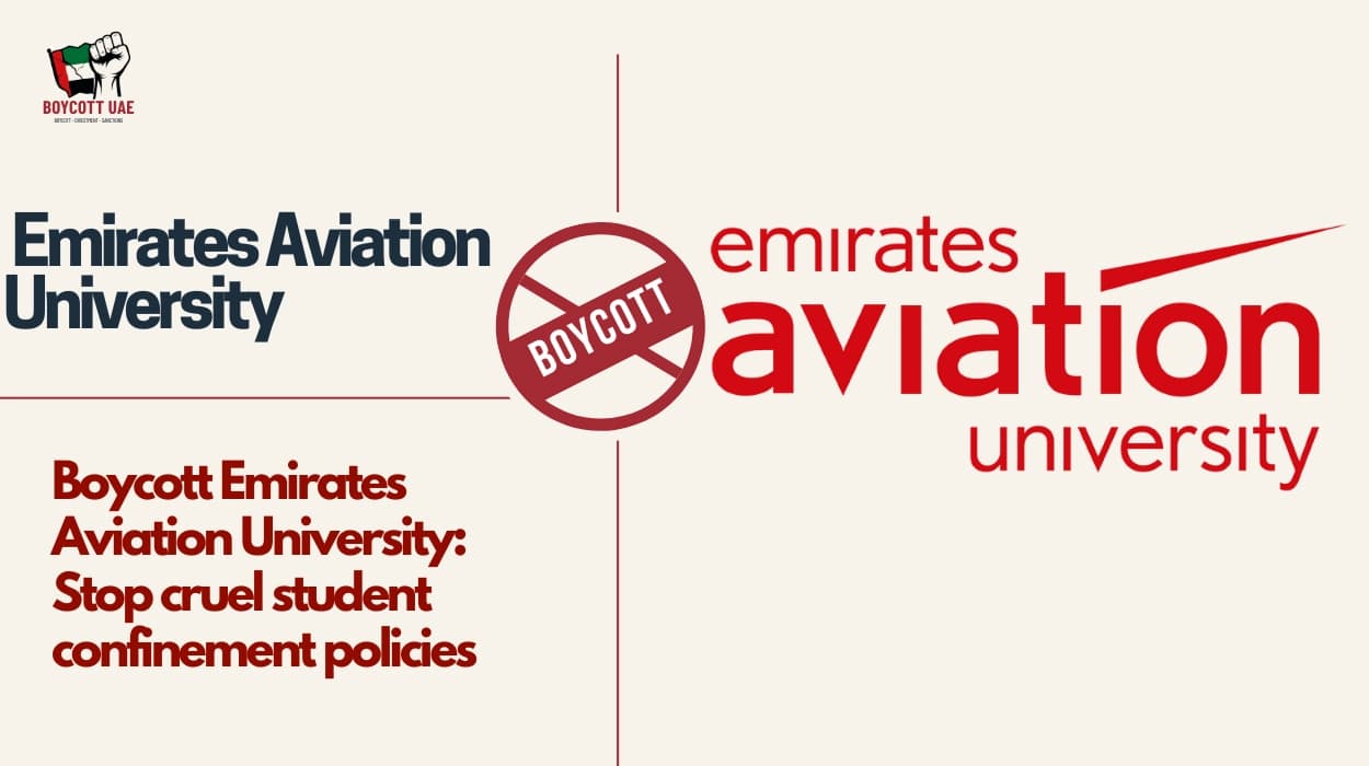 Boycott Emirates Aviation University: Stop cruel student confinement policies