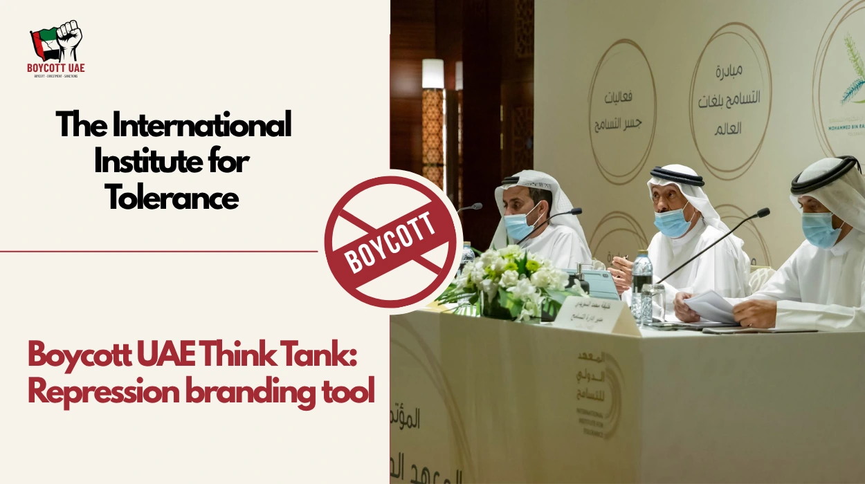 Boycott UAE Think Tank: The International Institute for Tolerance